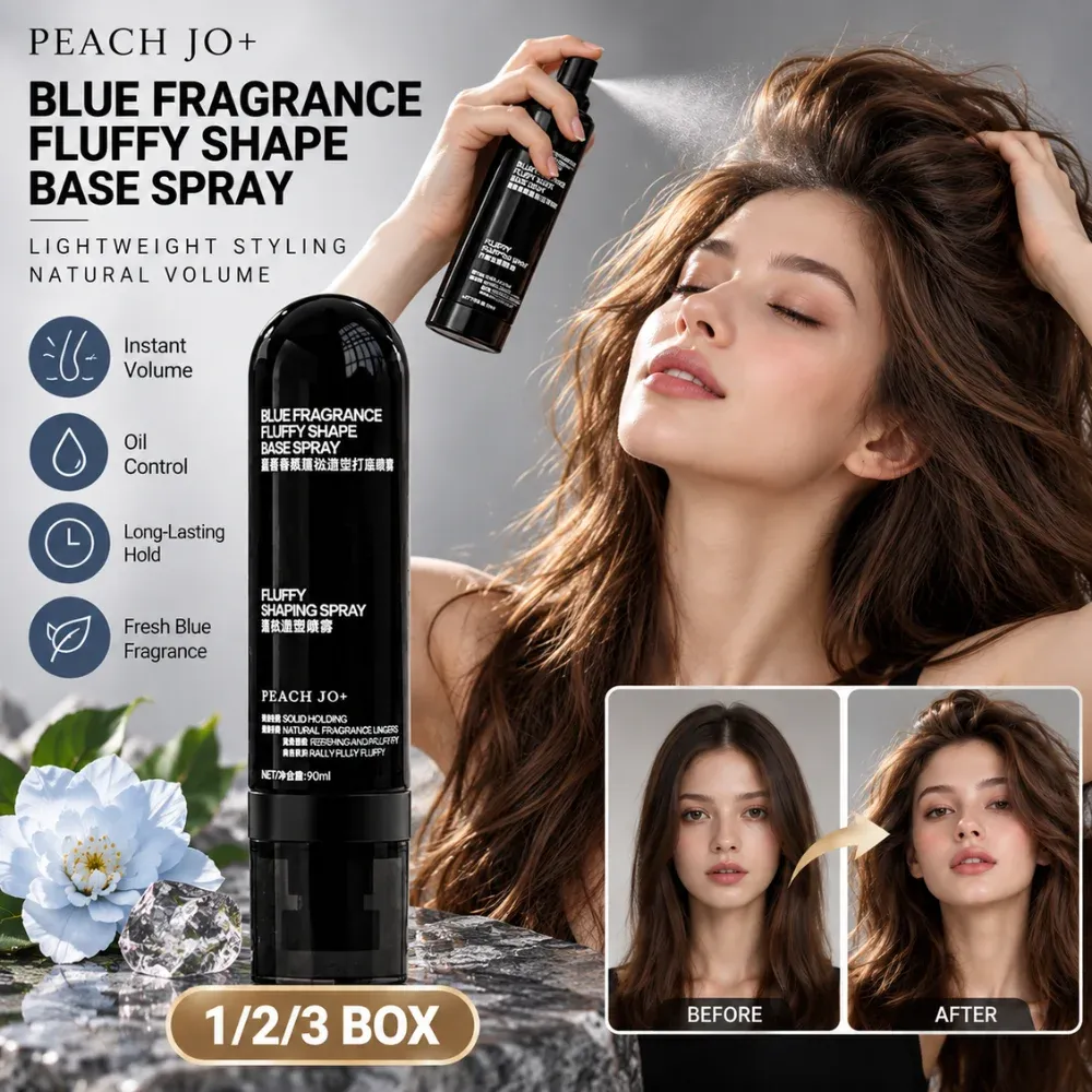 Spray Coiffant Volumisant à l'Huile de Sel Marin 90 ml, Fixation Forte et Finition Mate 1