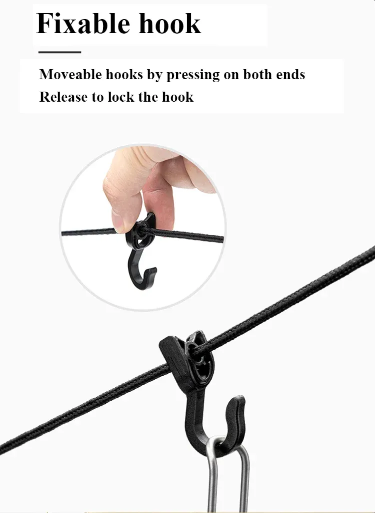 Corde de suspension Naturehike pour auvent, vue détaillée