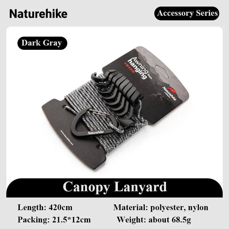 Natureifa Everthesline – Corde à linge à pression pour camping et voyage 7
