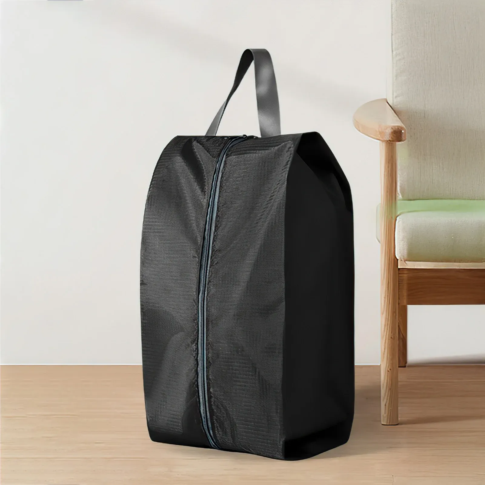 Sac de rangement portable pour chaussures en tissu Oxford imperméable et anti-poussière, idéal pour les voyages et la salle de sport