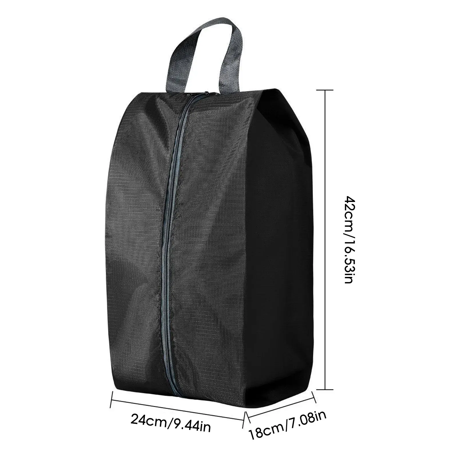 Sac de rangement portable pour chaussures en tissu Oxford imperméable et anti-poussière, idéal pour les voyages et la salle de sport 5