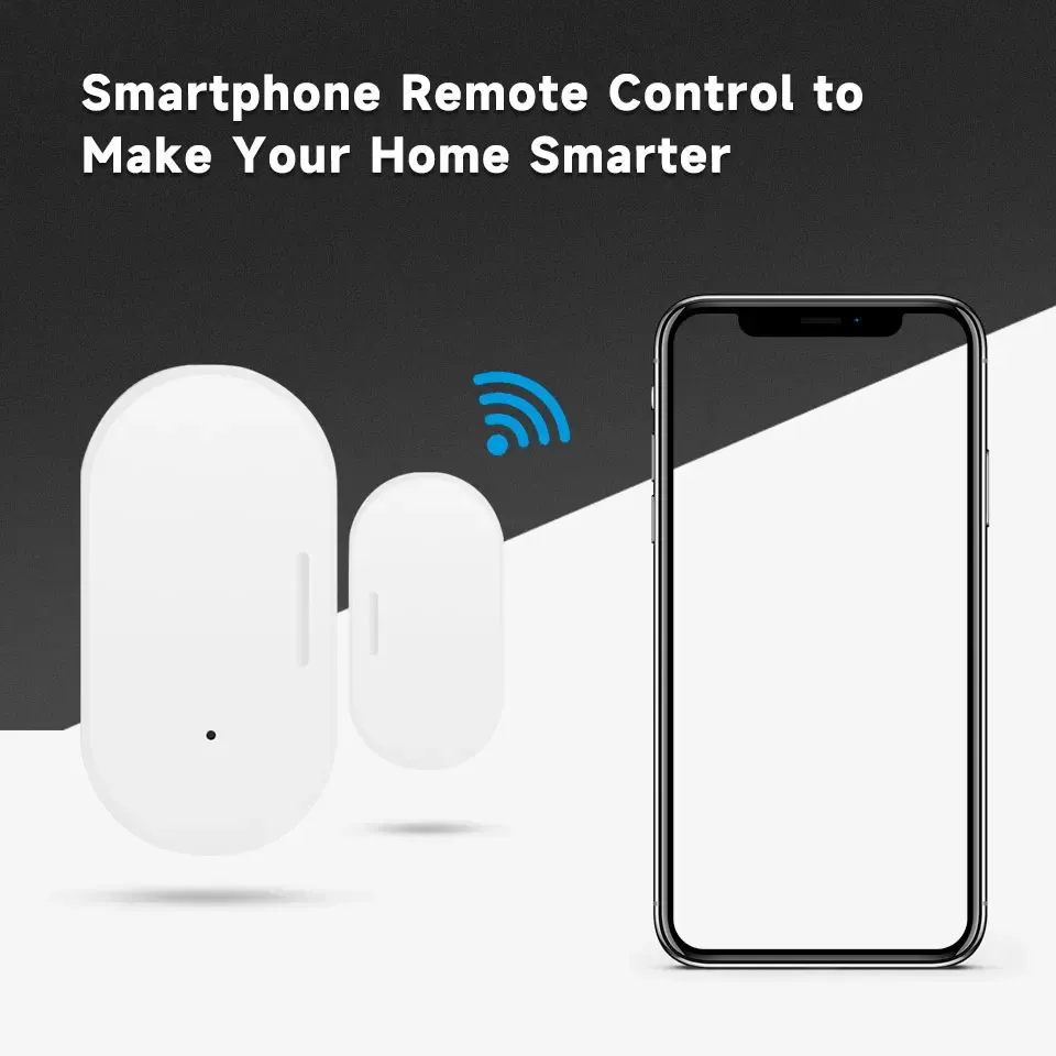 Capteur de porte et fenêtre Tuya Zigbee, détail du design