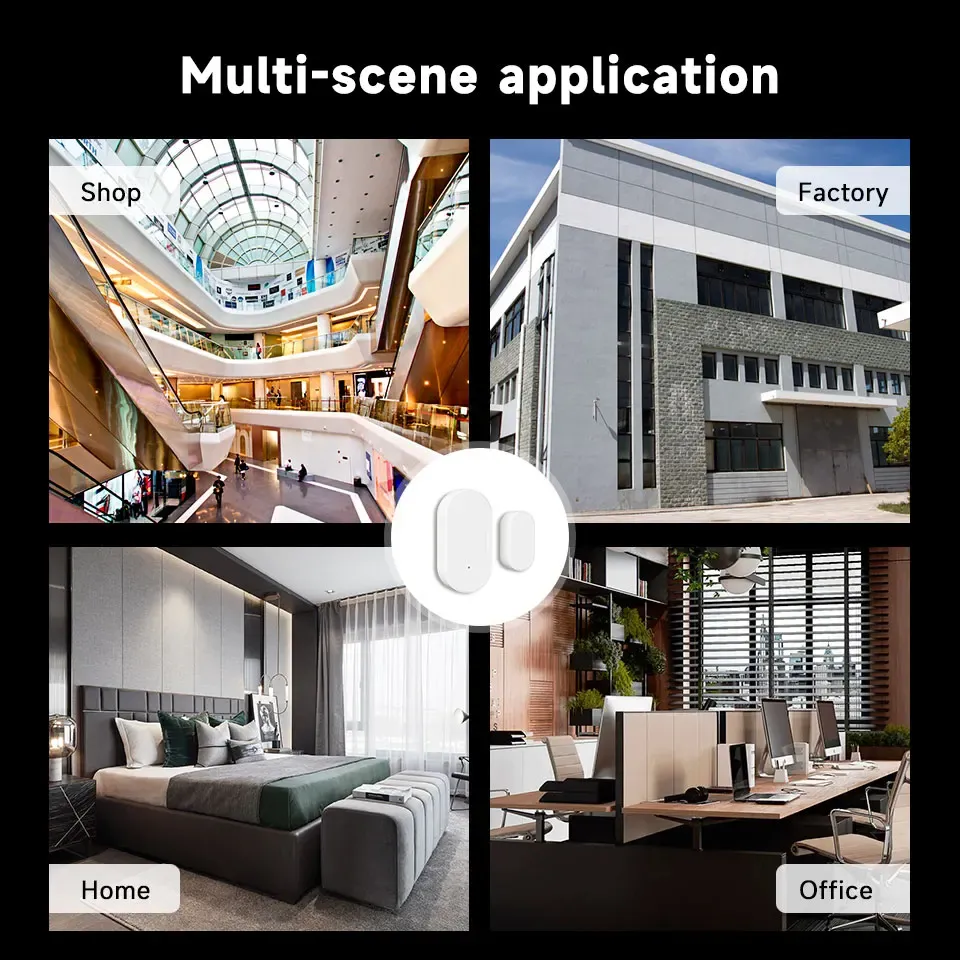 Capteur de porte et fenêtre Tuya Zigbee, détails complémentaires