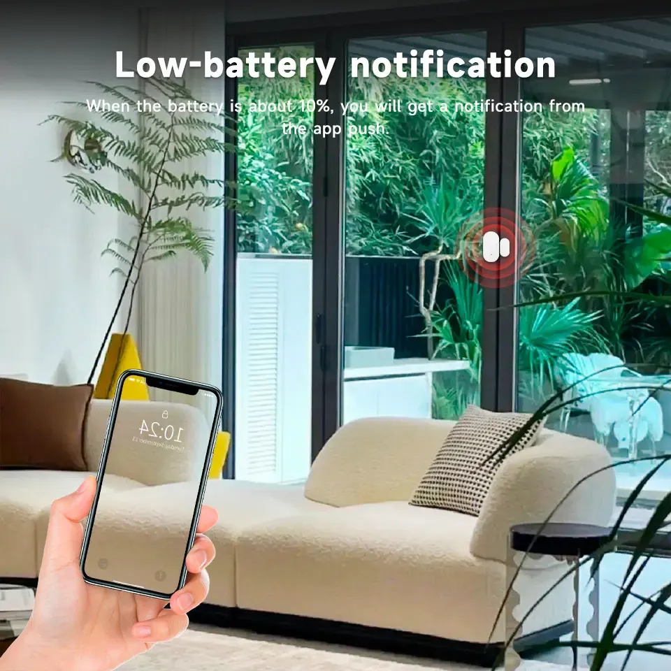 Capteur de porte et fenêtre Tuya Zigbee, finitions
