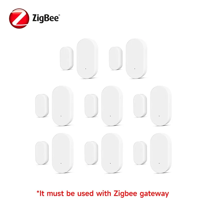 Capteur Zigbee Tuya de porte et fenêtre à contact magnétique, compatible Alexa, Google Assistant et Zigbee2MQTT 10