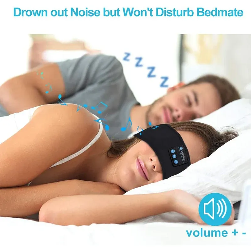 Écouteurs Bluetooth sans fil pour le sport et le sommeil avec bandeau élastique 2