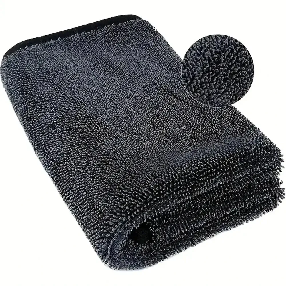 Serviettes en microfibre pour voiture, chiffons de nettoyage grand format très absorbants, chiffons de nettoyage efficaces 5