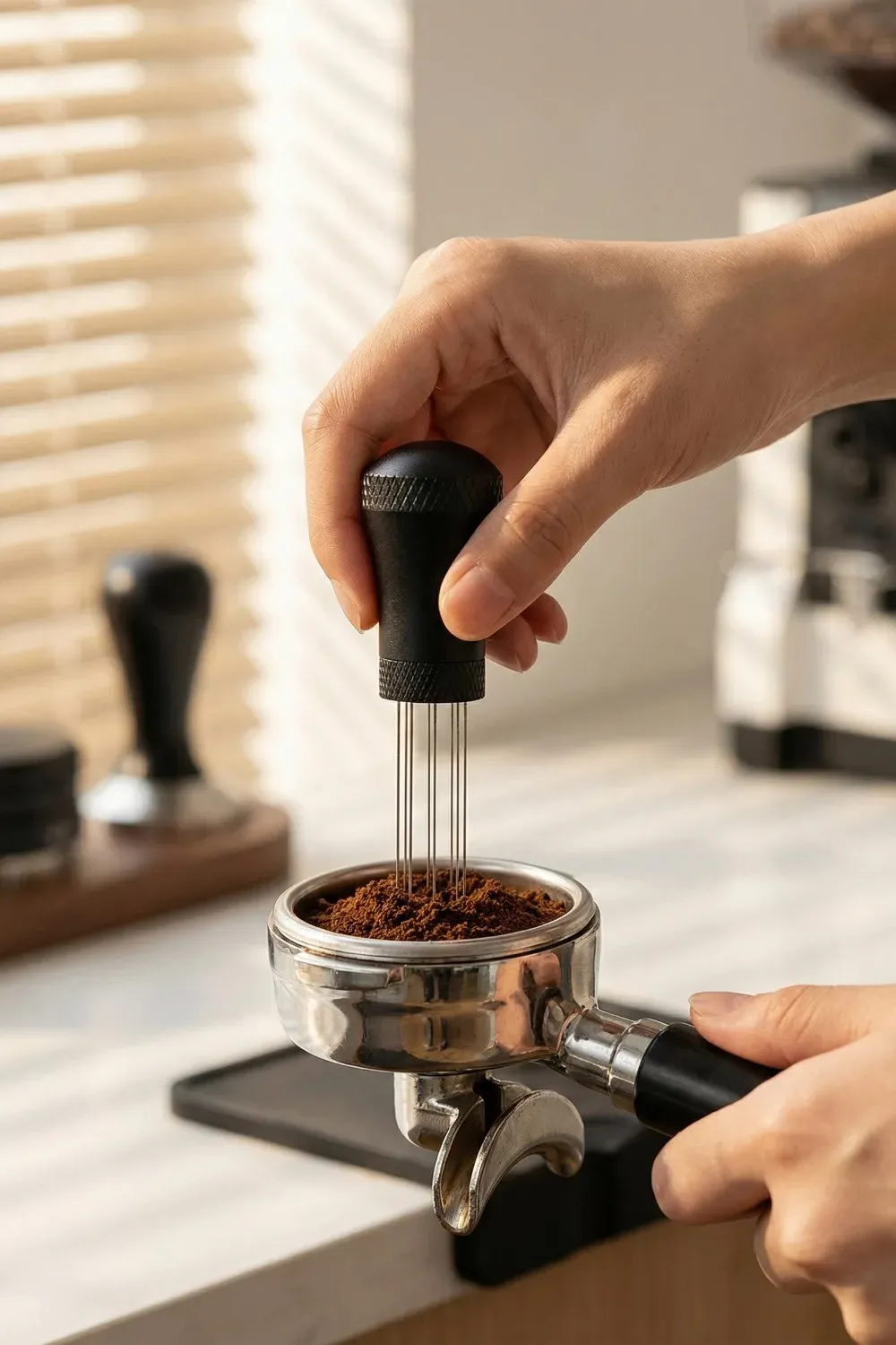 Outil de distribution d'expresso pour barista, accessoire pour machine à café 2