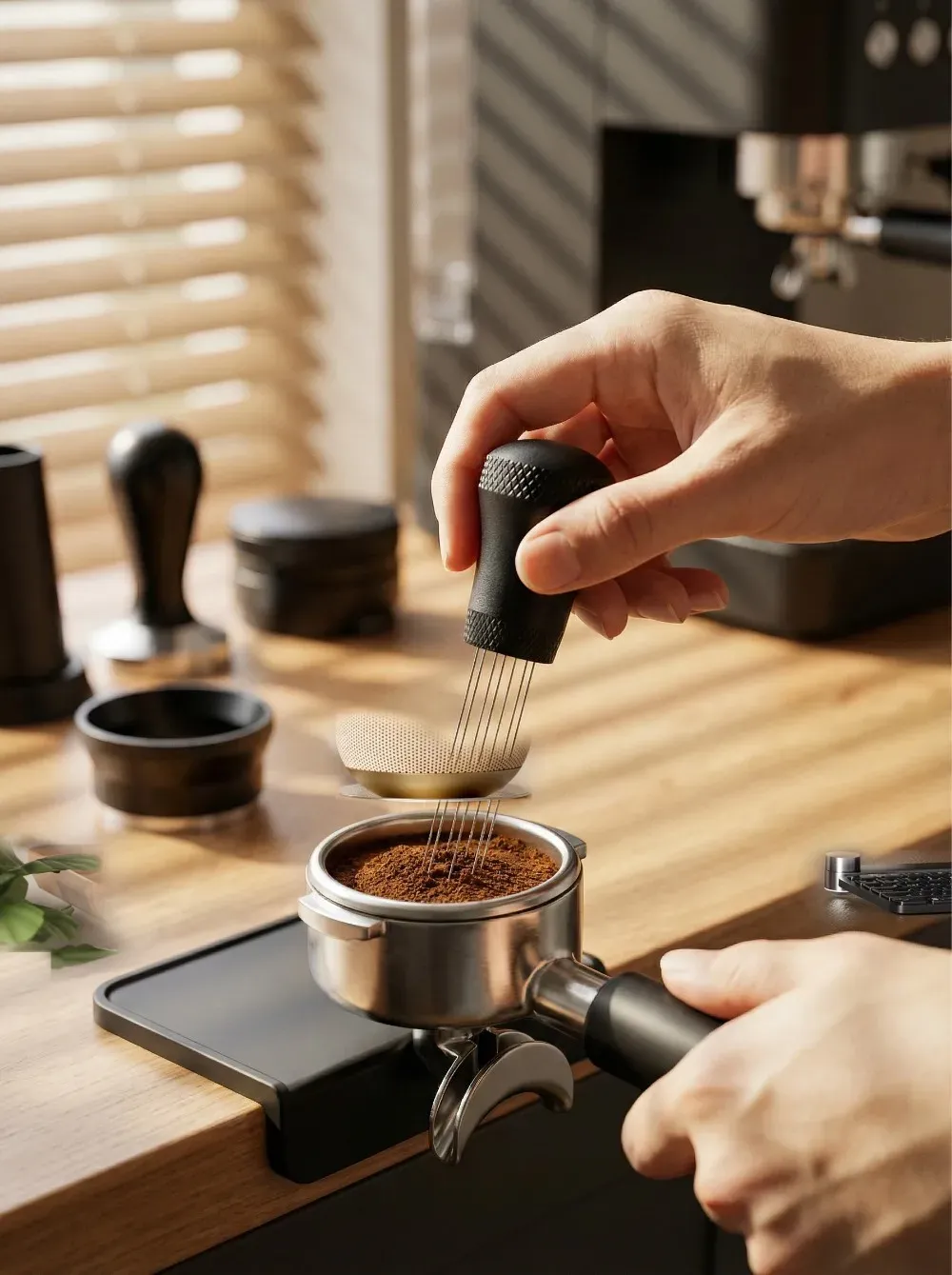 Outil de distribution pour barista, présentation finale