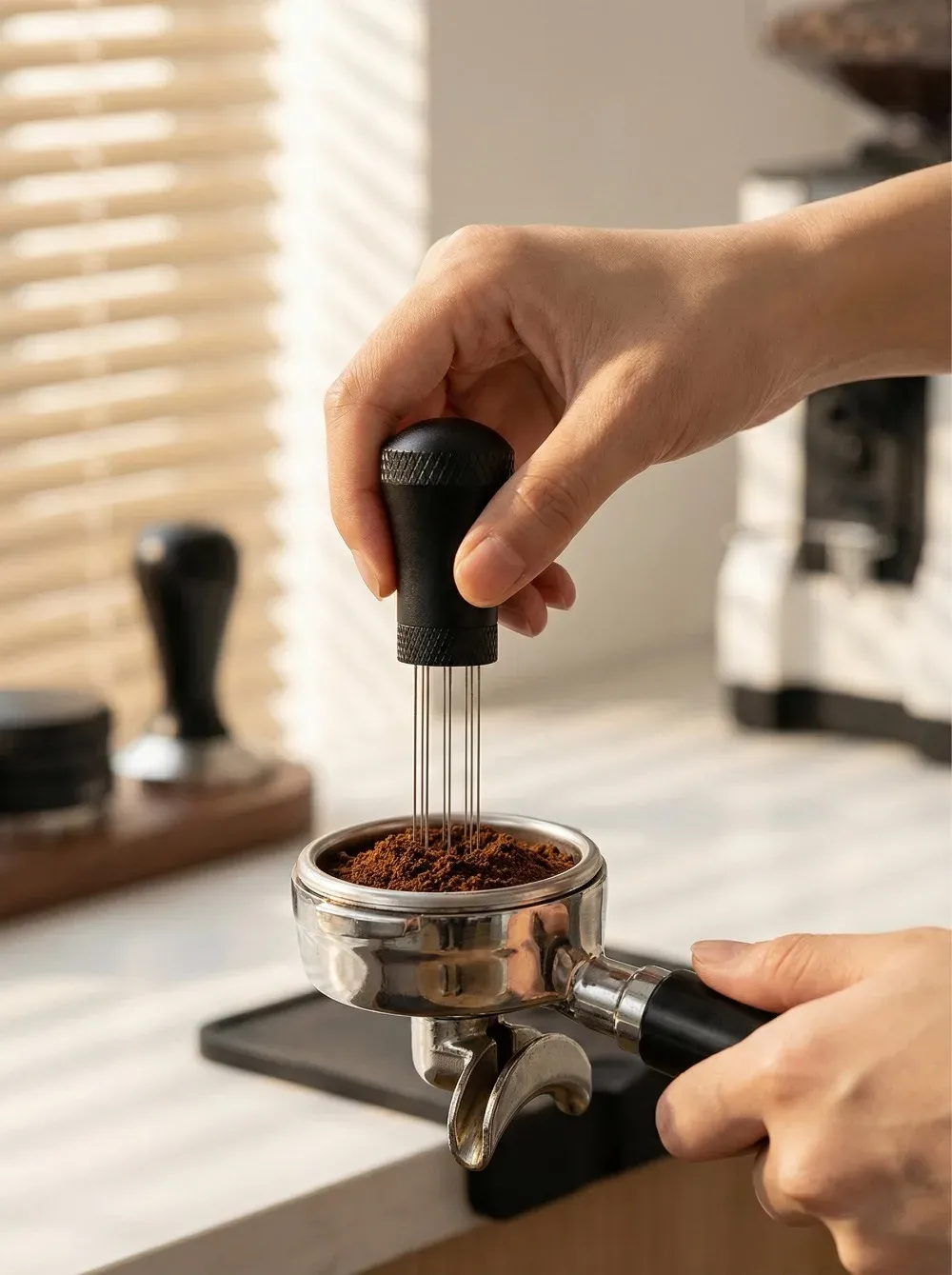 Accessoire pour machine à café, utilisation au quotidien