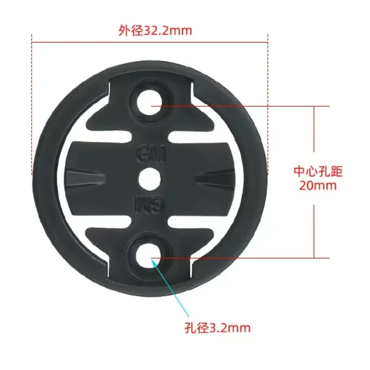 Adaptateur Garmin vers GoPro monté sur vélo