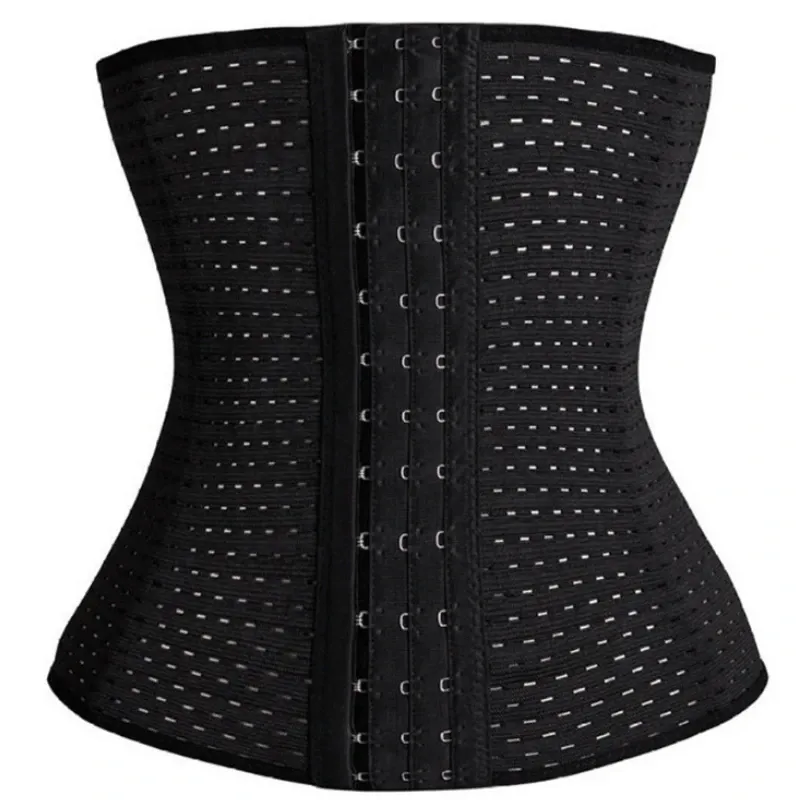 Gaine amincissante noire pour femme, corset galbant post-partum 7