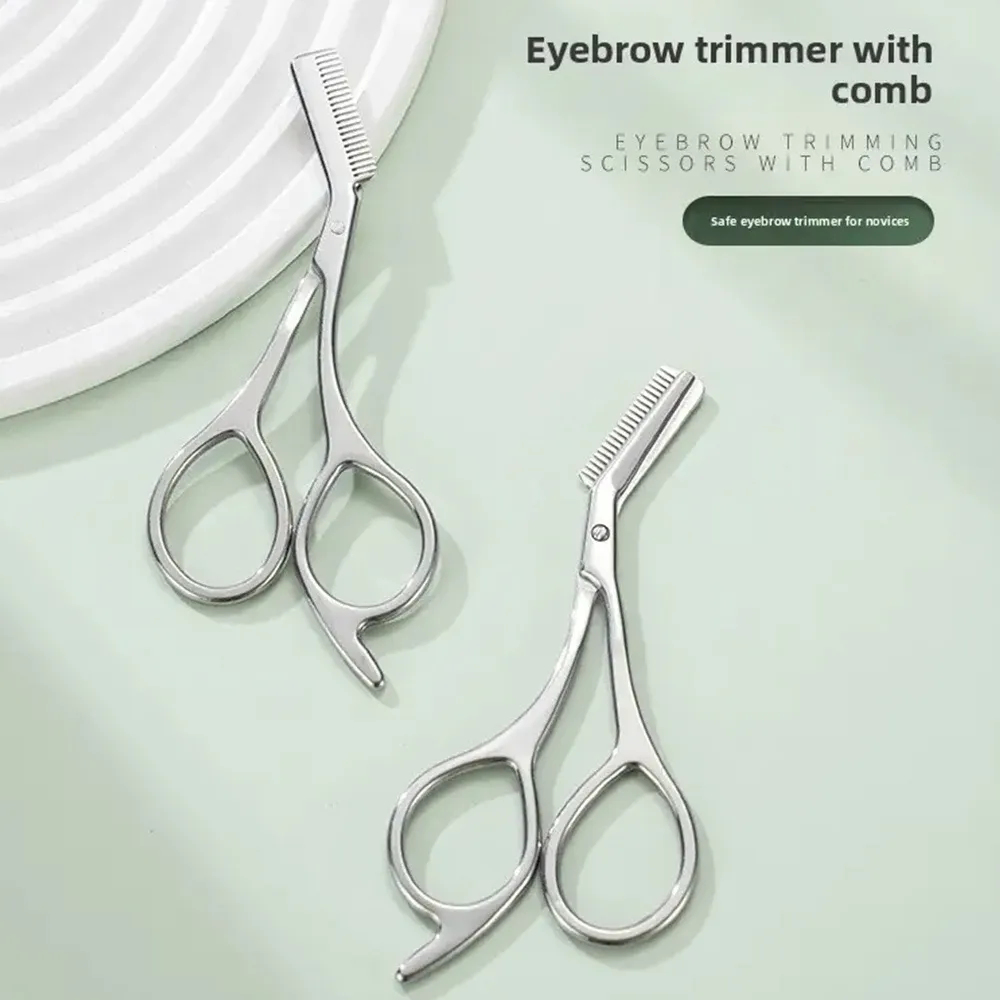 Ciseaux à sourcils de précision, détail des lames