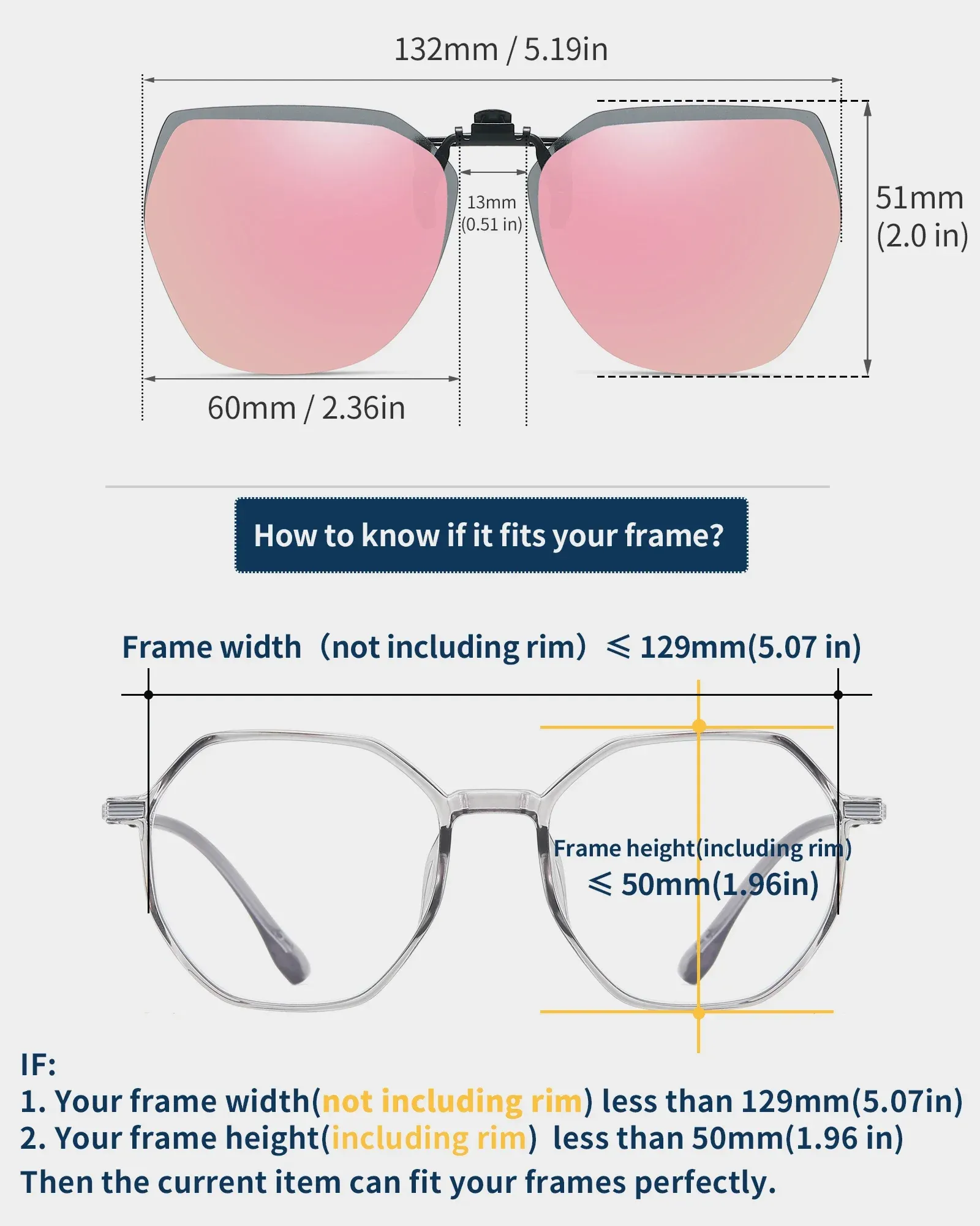 Lunettes de soleil carrées, look élégant