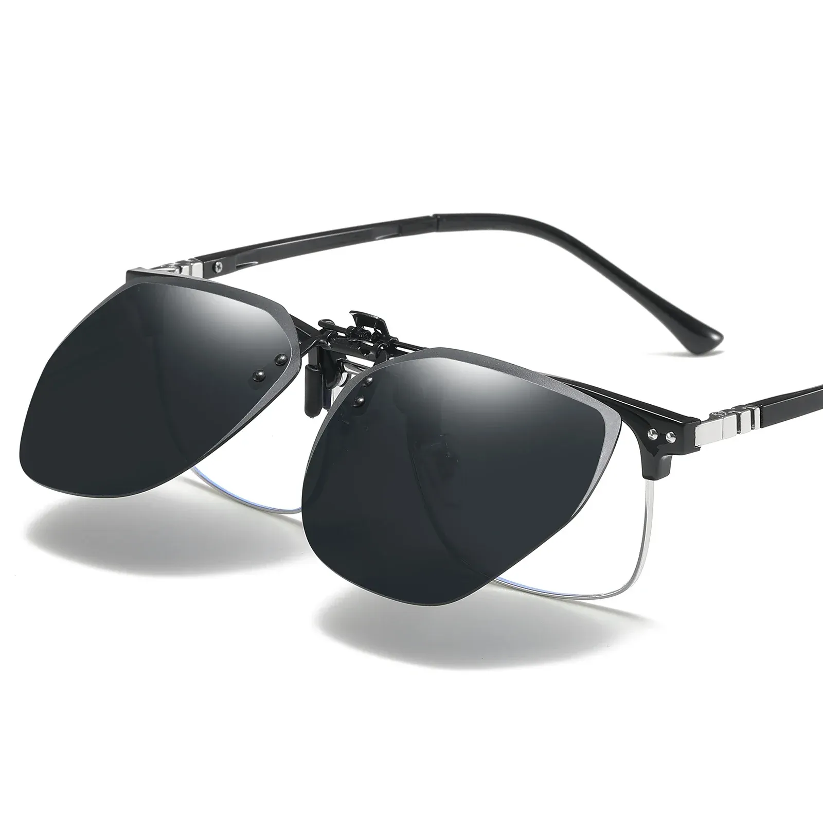 Lunettes de soleil carrées, vue détaillée