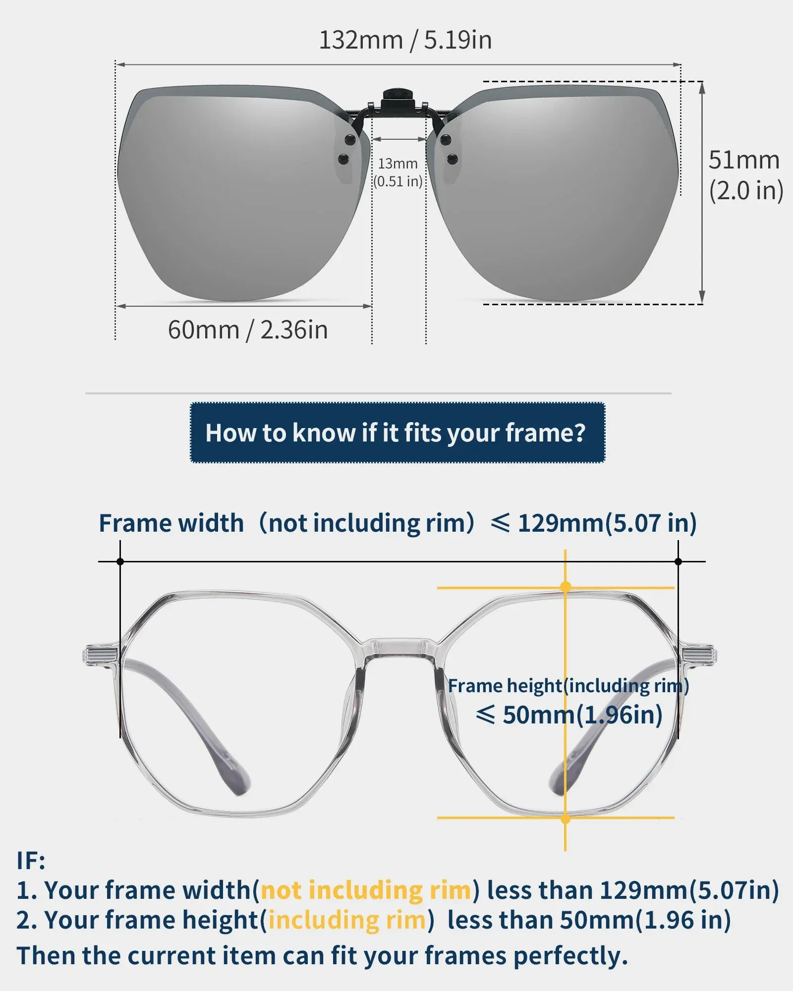 Lunettes de soleil carrées, mise en scène
