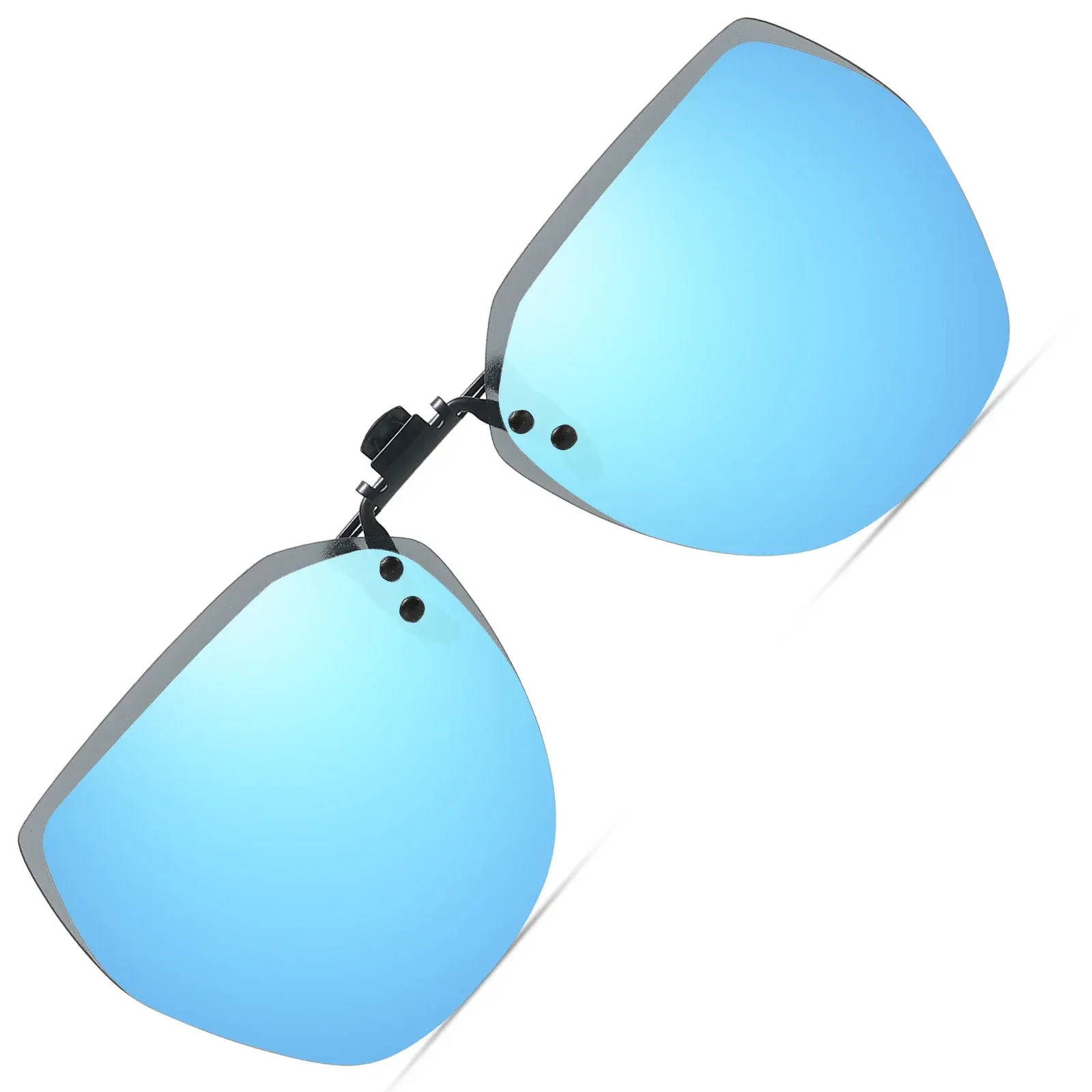 VEITHDIA Lunettes de soleil polarisées à clipser pour la pêche et l'extérieur, sans bords, verres TAC avec protection UV400, B11 10