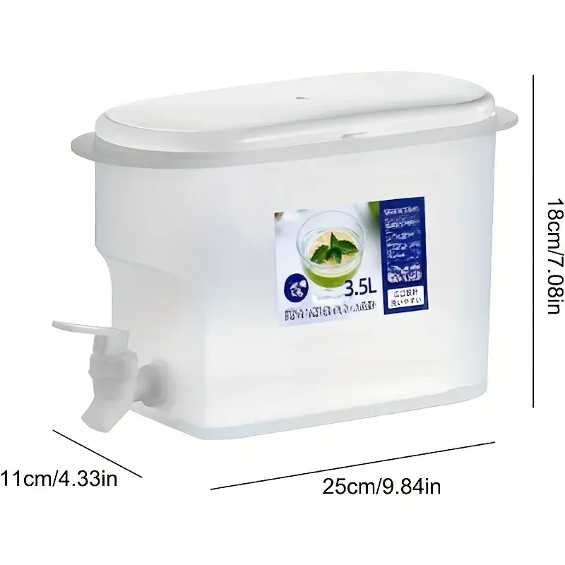Distributeur de boissons réfrigéré grande capacité avec robinet verseur facile d'utilisation, idéal pour limonade glacée et thé aux fruits 3
