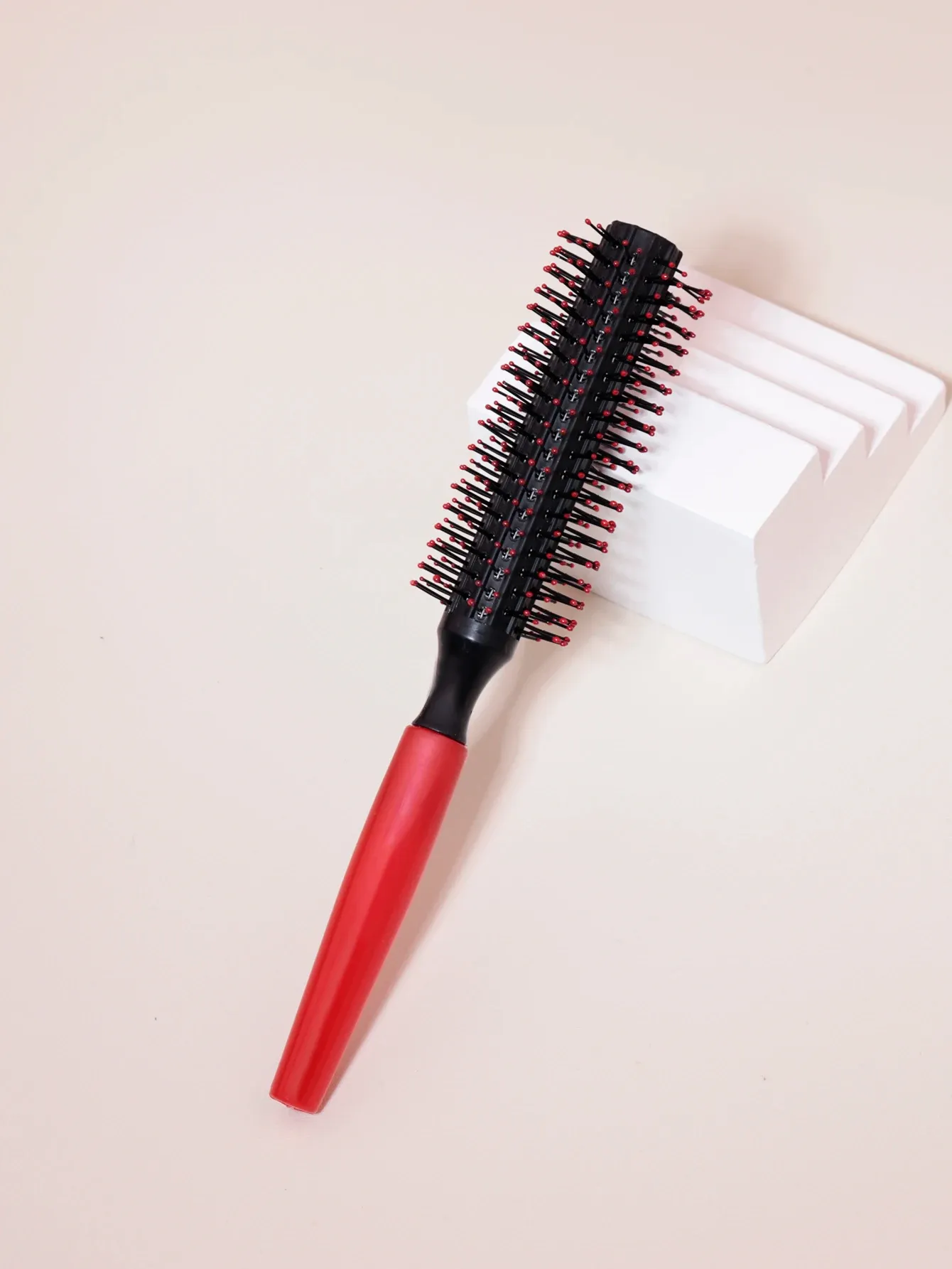 Peigne cylindrique professionnel antistatique pour cheveux bouclés