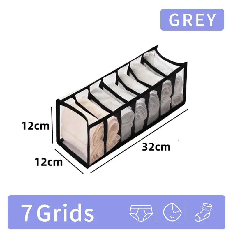 Boîte de rangement pour pantalons et jeans à tiroirs, organisateur de sous-vêtements, soutien-gorge et chaussettes pour garde-robe 29