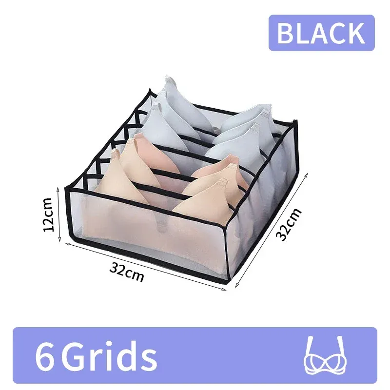 Boîte de rangement pour pantalons et jeans à tiroirs, organisateur de sous-vêtements, soutien-gorge et chaussettes pour garde-robe 7