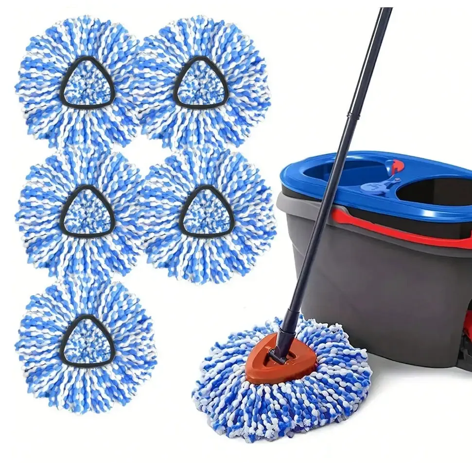 Têtes de rechange pour balai à essorer O-Cedar RinseClean (système à 2 réservoirs uniquement), en microfibre - Image 1