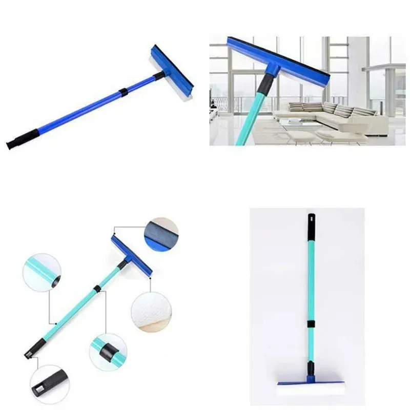 Nettoyeur de vitres télescopique 2 en 1 - détail de la raclette
