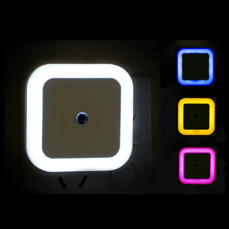 Veilleuse LED sans fil à capteur, mini modèle avec prise UE/US, pour chambre d'enfant, chambre et salon 2
