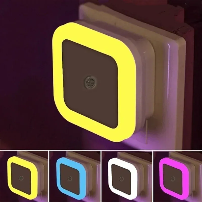 Veilleuse LED sans fil à capteur, mini modèle avec prise UE/US, pour chambre d'enfant, chambre et salon