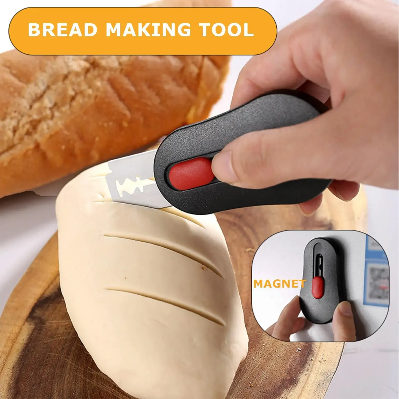 Lame magnétique de marquage pour pâte à pain 4