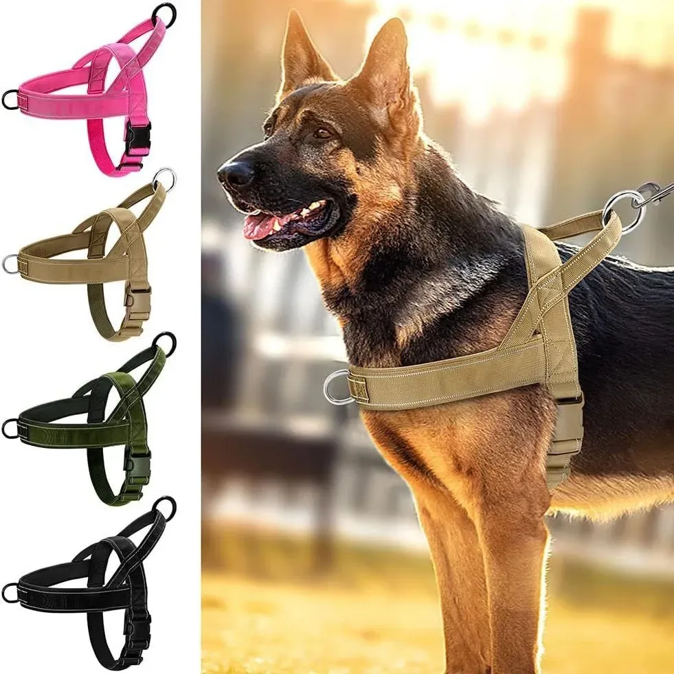 Harnais tactique pour chien de traction, style gilet, pour Golden Retriever - Image 1