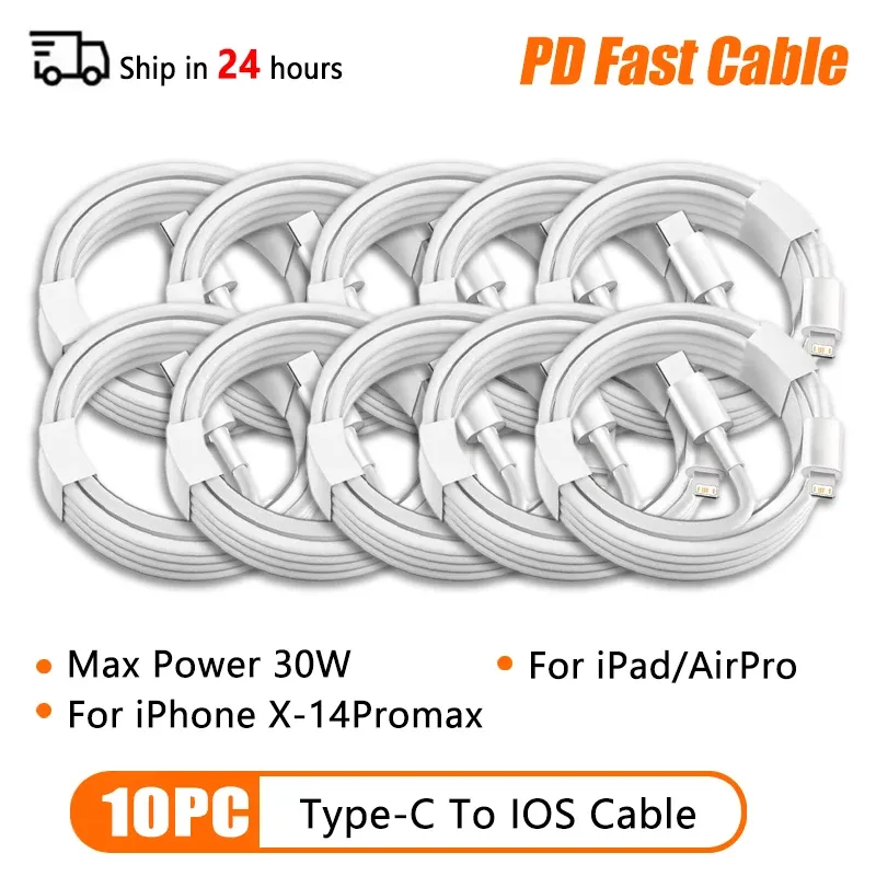 Câble USB-C vers USB-C PD 30 W / 66 W, compatible iPhone 16, 15, 14, 13, 12, 11, Pro, Pro Max, Mini, 7, 8, Plus, XS, XR, charge rapide 11