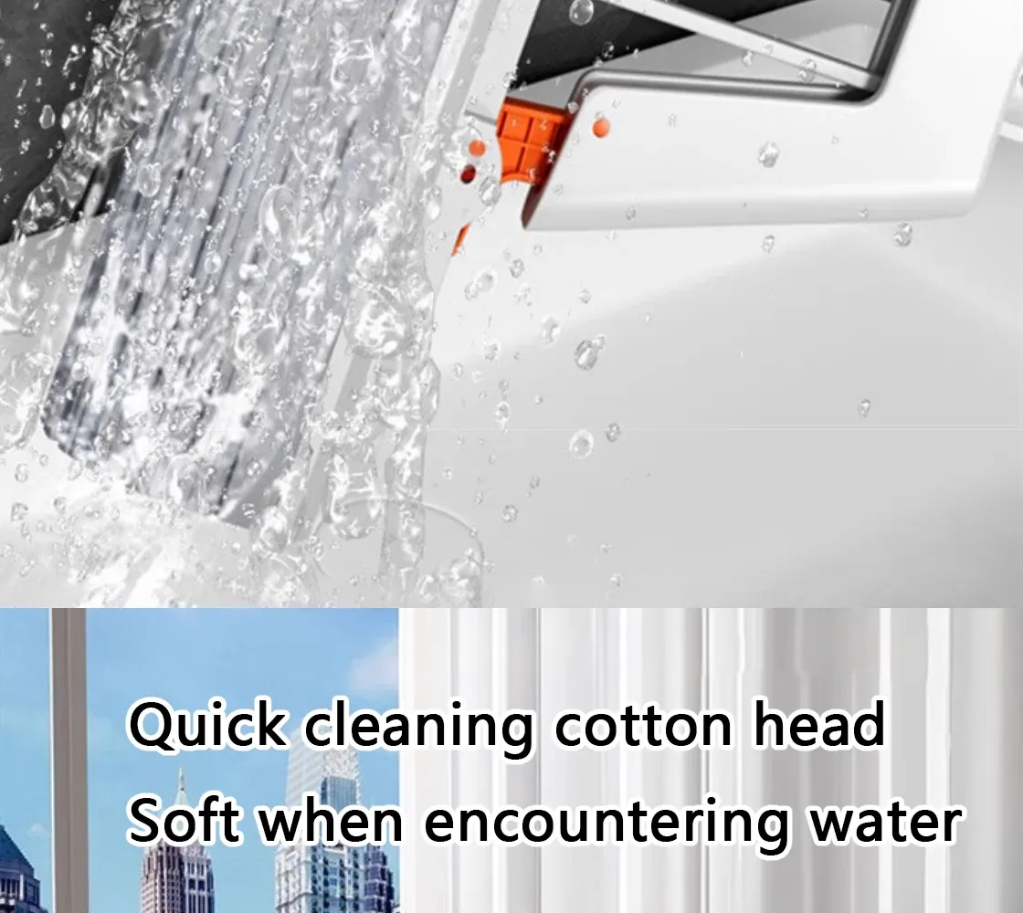 Nettoyage en cuisine avec serpillière plate