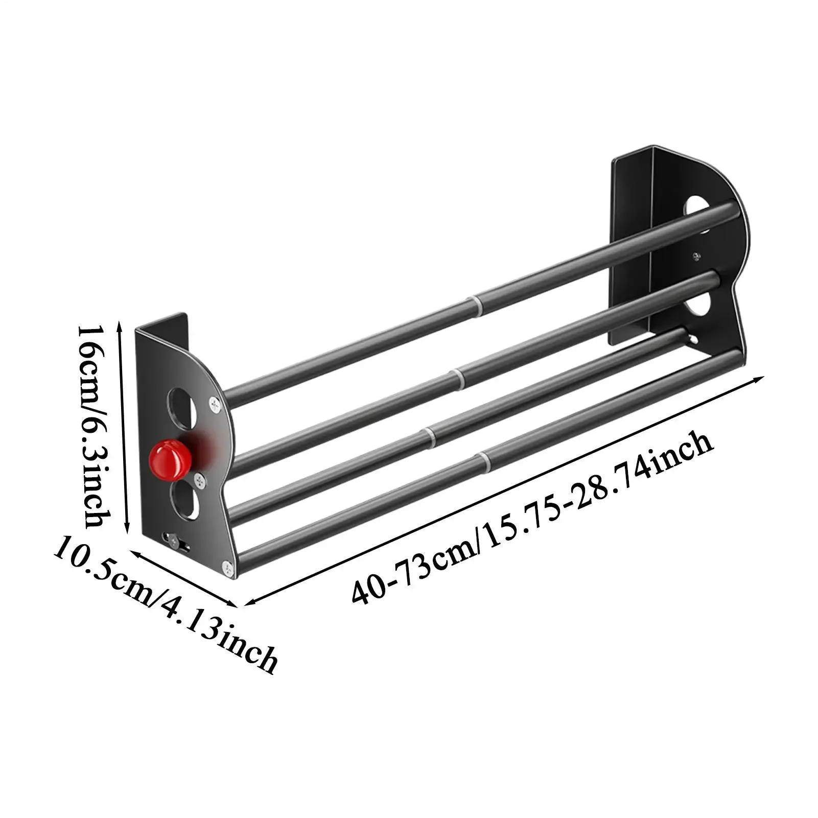 Porte-chaussures magnétique extensible à double niveau, organisateur de pantoufles, range-chaussures pour portes, pour propriétaires, locataires, résidents et collectionneurs 5