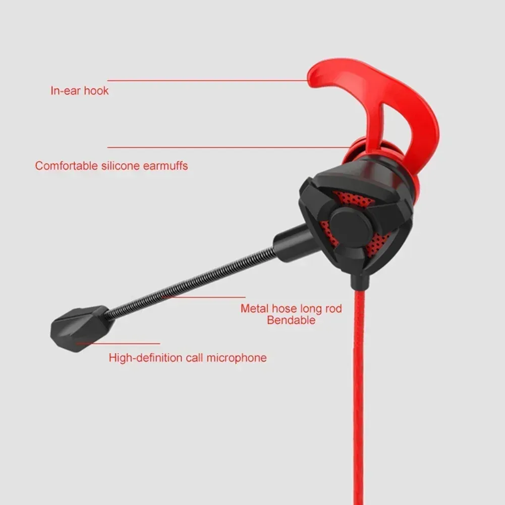 Casque de jeu filaire universel avec micro, compatible PS4, PC, smartphone, tablette et ordinateur portable 3