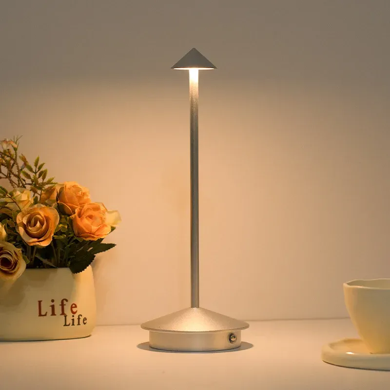 Lampe de table sans fil, pour chambre à coucher