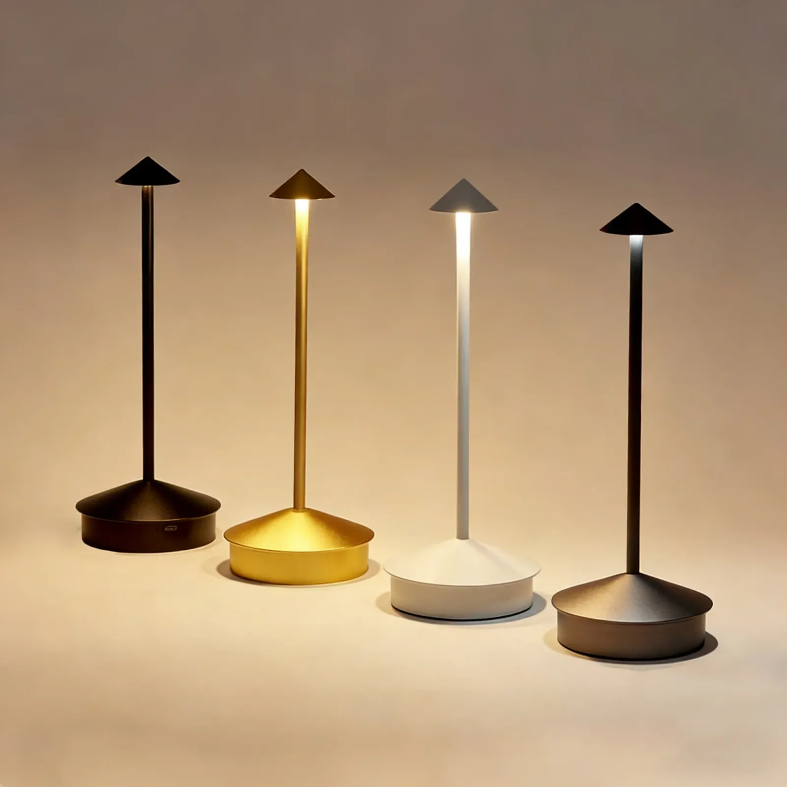 Lampe de table sans fil, lumière diffuse