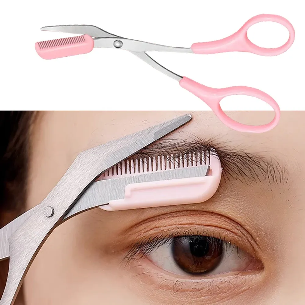 Ciseaux tondeuse à sourcils en acier inoxydable