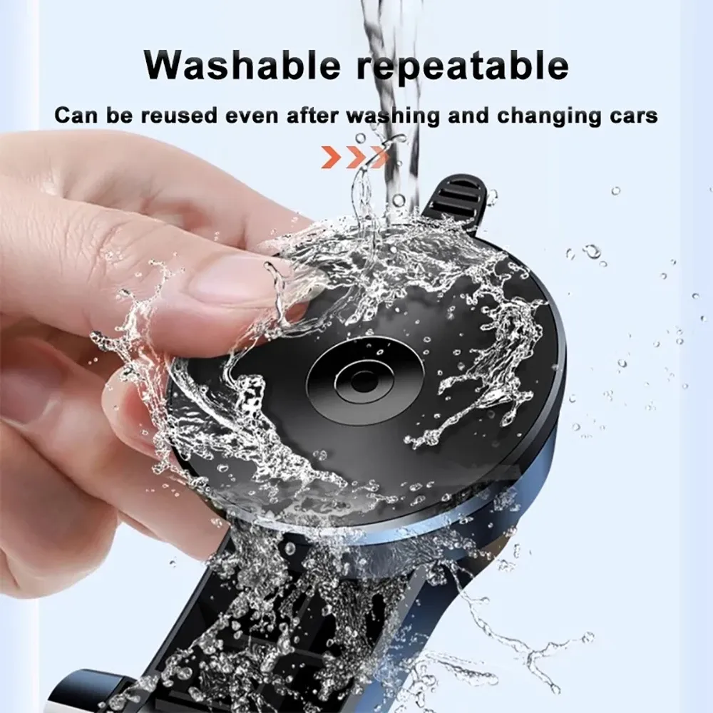 Support universel de téléphone pour voiture à fixation sur tableau de bord, rotation à 360° et tige d'extension 5