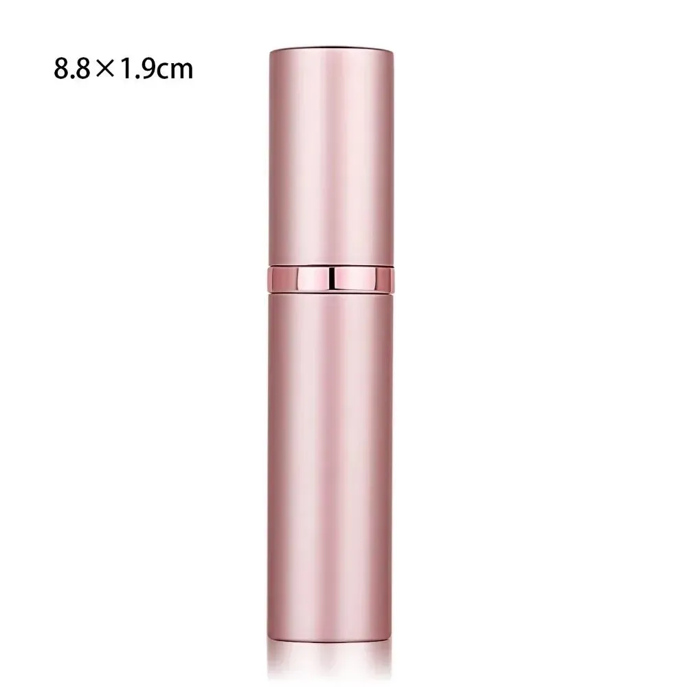 Mini flacon vaporisateur vide rechargeable de 5 ml, portable, pour parfum, cosmétiques et liquides de voyage, avec flacon intérieur, style aléatoire 4