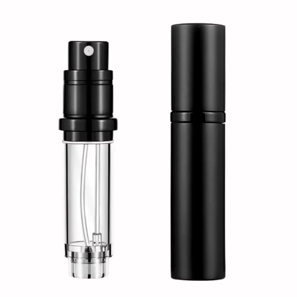 Mini flacon vaporisateur vide rechargeable de 5 ml, portable, pour parfum, cosmétiques et liquides de voyage, avec flacon intérieur, style aléatoire 6