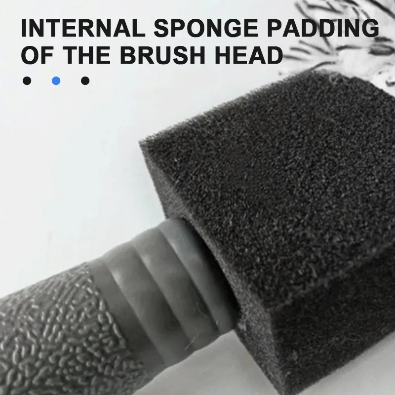 Brosse portable pour jante de roue de voiture en peluche SEAMETAL, outil de lavage et de nettoyage pour le détaillage automobile 4