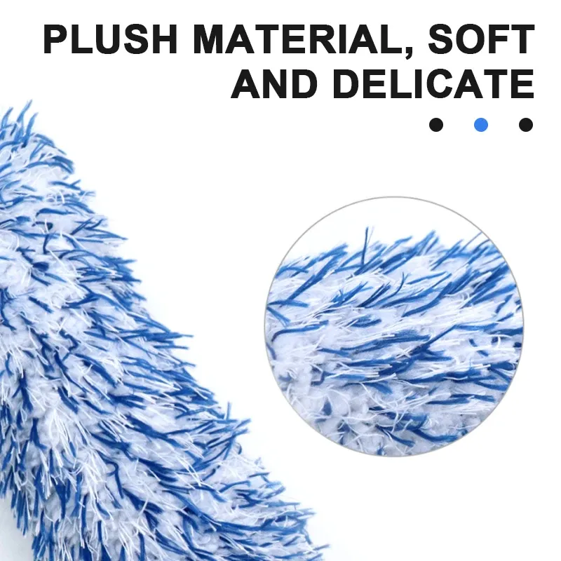 Brosse portable pour jante de roue de voiture en peluche SEAMETAL, outil de lavage et de nettoyage pour le détaillage automobile 5