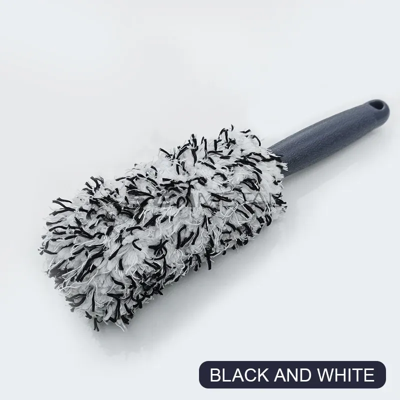 Brosse portable pour jante de roue de voiture en peluche SEAMETAL, outil de lavage et de nettoyage pour le détaillage automobile 8