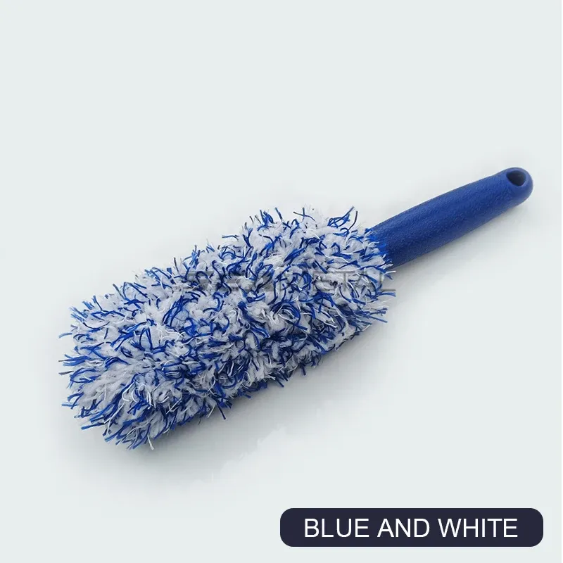 Brosse portable pour jante de roue de voiture en peluche SEAMETAL, outil de lavage et de nettoyage pour le détaillage automobile 7