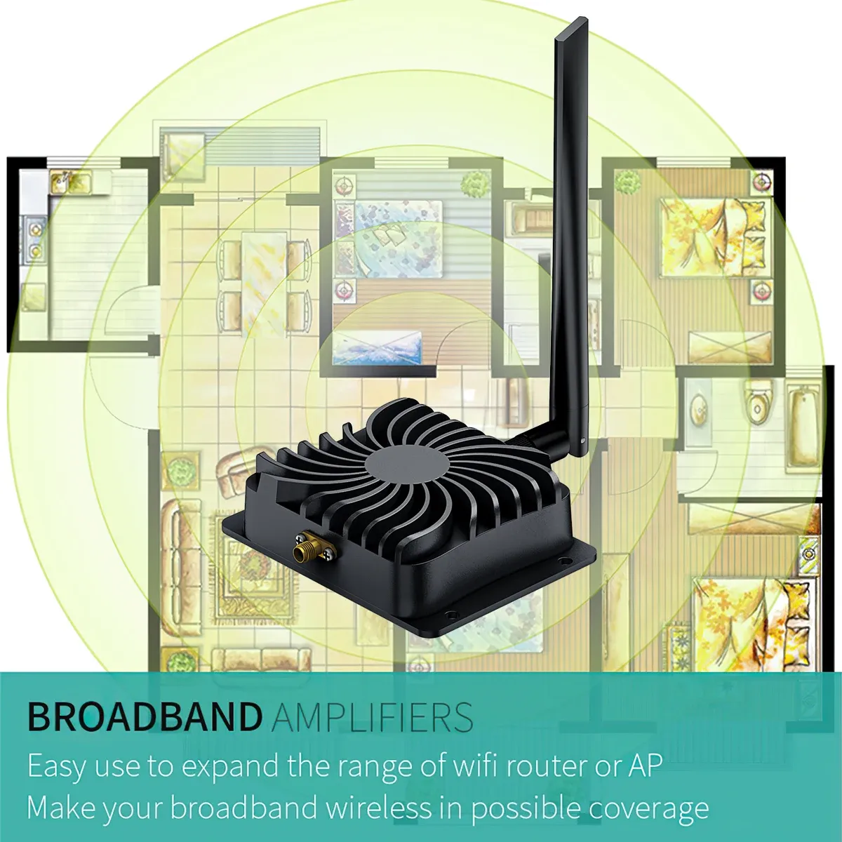 Amplificateur Wi-Fi EDUP AB003 8 W