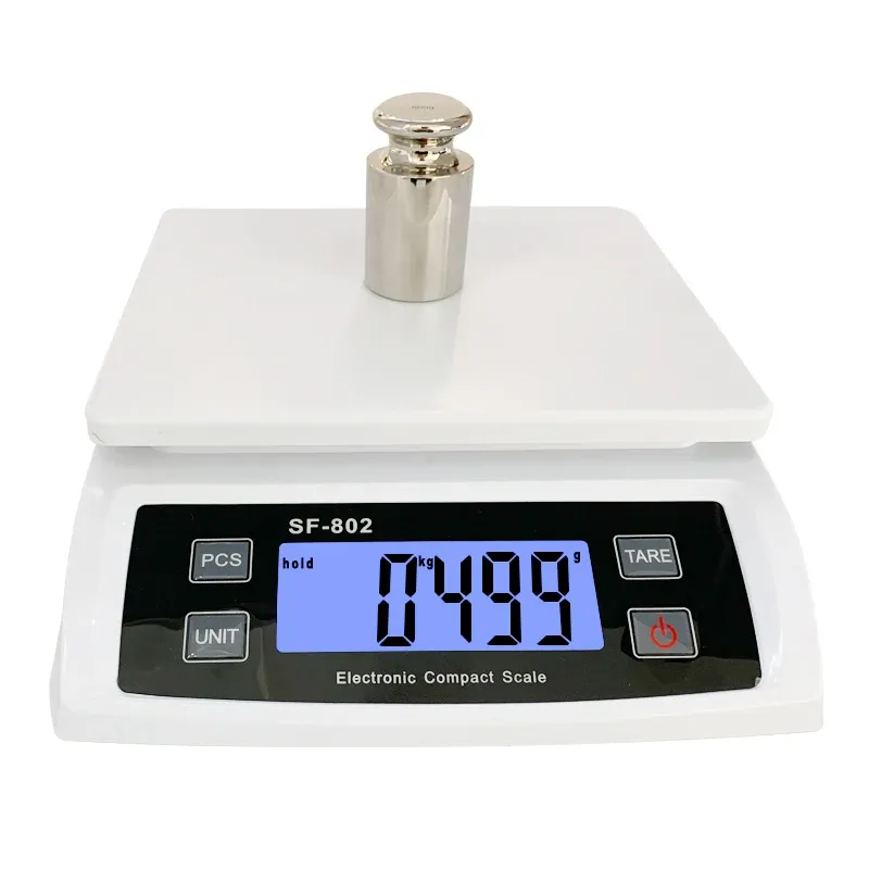 Plateau en acier inoxydable de la balance