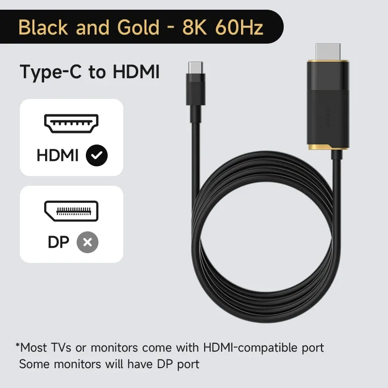 Station d'accueil TV Hagibis pour Switch / OLED / Switch 2 – Adaptateur USB-C vers HDMI 8K@60Hz HDR avec charge PD 100W 7