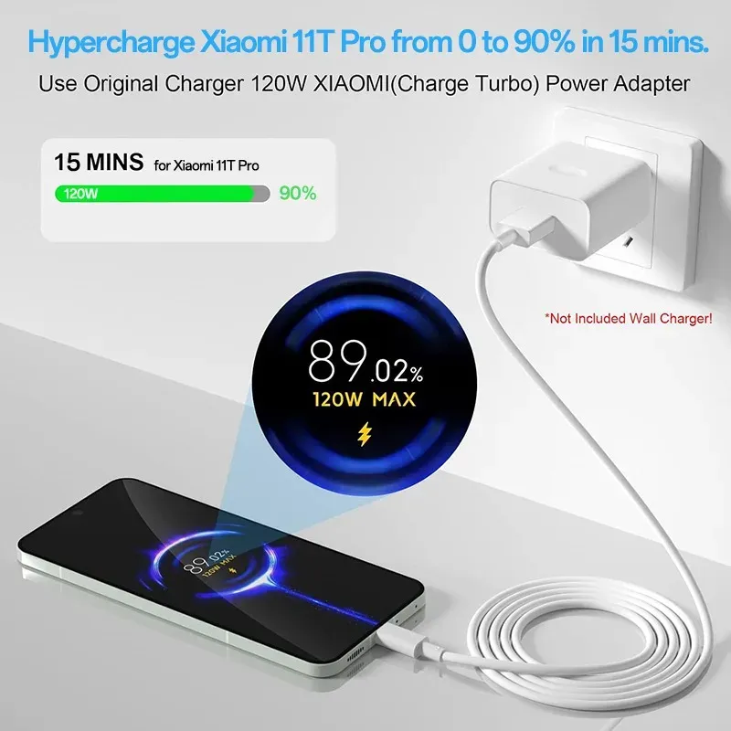Câble Xiaomi USB-C en utilisation