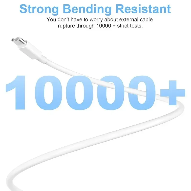 Câble USB-C vers USB-C 100 W à charge rapide, compatible Samsung, Xiaomi et Huawei, lot de 3 3